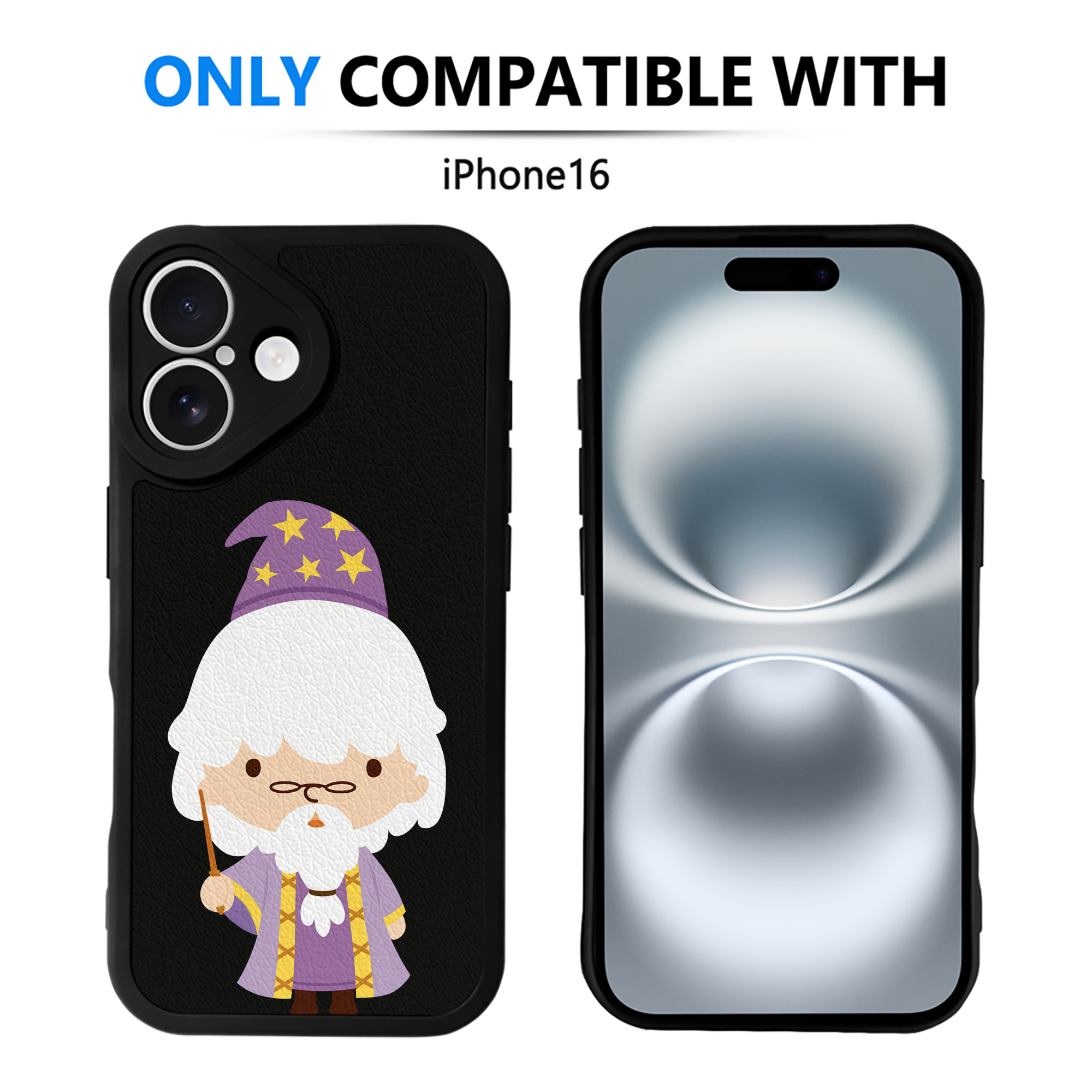 （画像用） Harry Potter ハリー・ポッターシリーズ 【iPhone 16シリーズ対応】シリコンスマホケース（レザー調） 材質：シリコン